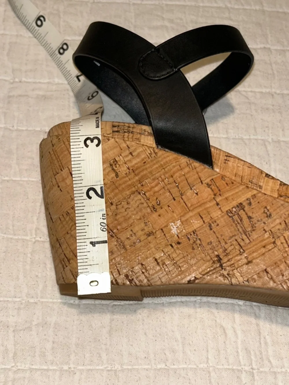 Sonoma Goods For Life Black Leather Wedges